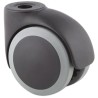 Tente Swivel Castor 100 kg Capacity 75 mm Wheel Diameter Polyurethane Wheel 5520UAI075L51-11