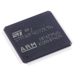 STMicroelectronics 32 bit ARM Cortex M4 Microcontroller STM32F407ZET6, 168 MHz, 512kB FLASH, 192kB SRAM, 144-Pin LQFP
