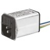 Schurter 1A 125V ac 250V ac Screw IEC Connector Male Quick Connect 4301.7001