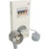 Selvo 30 Amps TPN Distribution Board with 3 Pin Metal Clad Industrial Plug and Socket (Fitted with 32A TPN MCB) GSELACDM11071