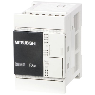 Mitsubishi Electric FX3S Series PLC CPU, 8 Inputs DC, 6 Outputs, Relay and Transistor Output 