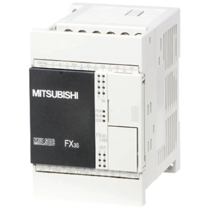 Mitsubishi Electric FX3S Series PLC CPU, 8 Inputs DC, 6 Outputs, Relay and Transistor Output 