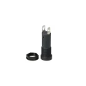 Schurter 10A Panel Mount Fuse Holder 1 Pole for 5 x 20 mm Fuse, Thermoplastic Body, 250V ac 0031.3901