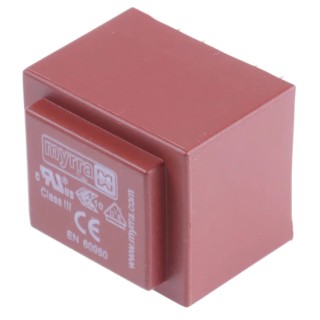 Myrra 6 to 24 V AC 2 Output PCB Transformer, 1.8 VA, EN 60950, EN 61558-2-6, UL 5085, Series 44000, Model 44128