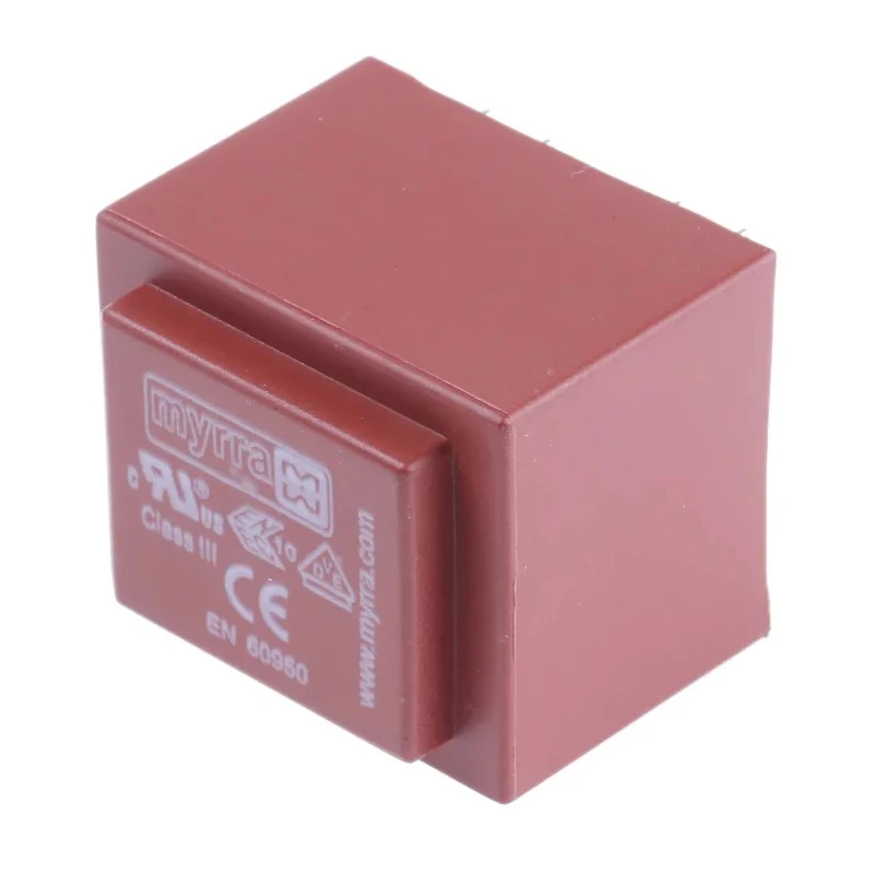 Myrra 6 to 24 V AC 2 Output PCB Transformer, 1.8 VA, EN 60950, EN 61558-2-6, UL 5085, Series 44000, Model 44128