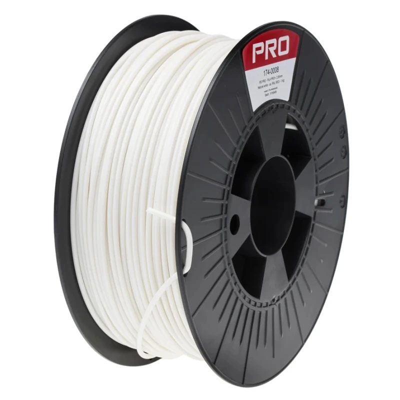 RS PRO 2.85 mm White PLA 3D Printer Filament, 1 kg 174-0008