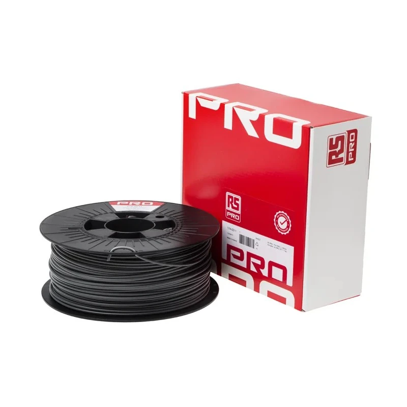 RS PRO Grey PLA 3D Printer Filament 2.85 mm Diameter 1 kg Spool, Fused Deposition Modelling (FDM) 174-0011