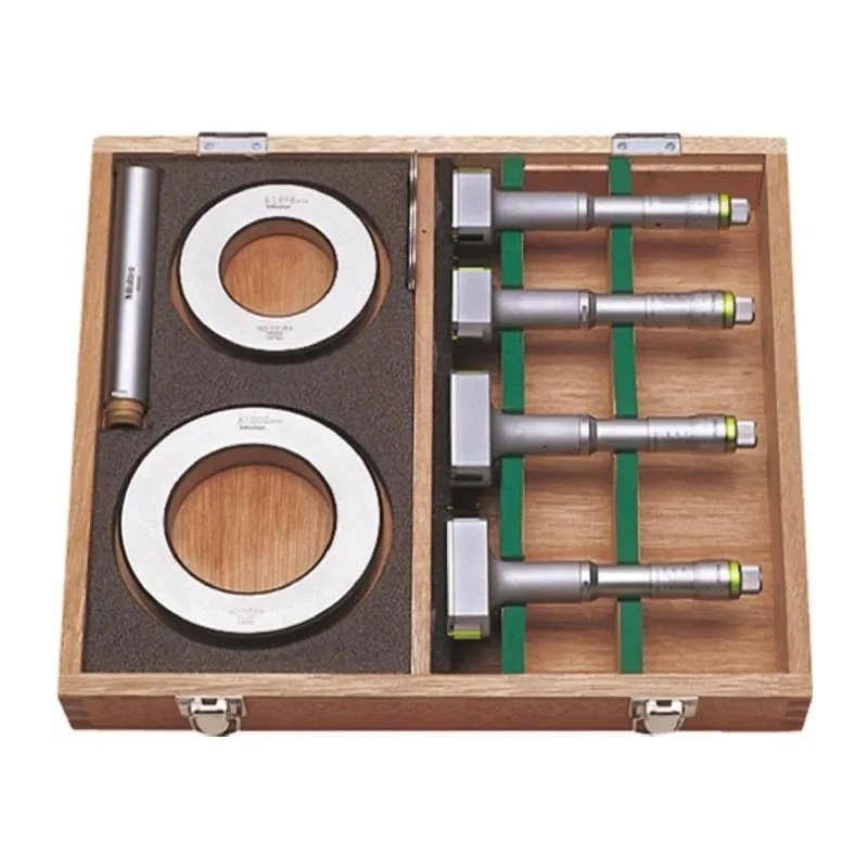 Mitutoyo Professional Range Three Point Internal Micrometre, Metric, Resolution 0.01 mm, Measuring Range 50-100 mm 368-914