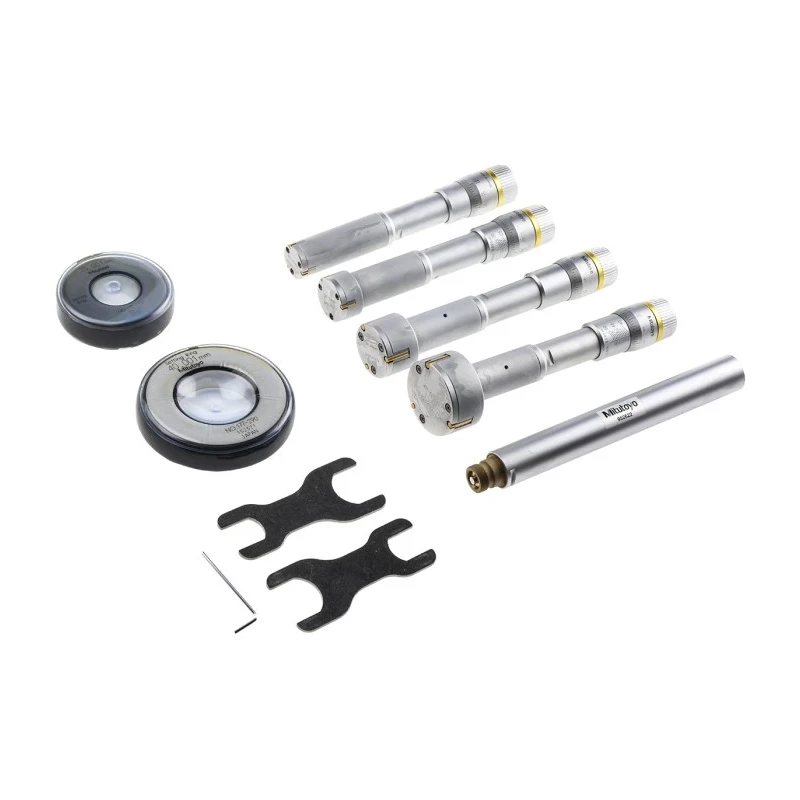 Mitutoyo Professional Three Point Internal Micrometre Internal Diameter Measurement 20-50 mm Resolution 0.01 mm 368-913
