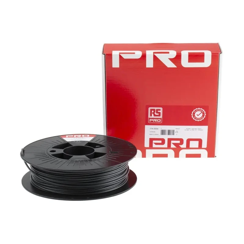 RS PRO 2.85 mm Grey ASA 3D Printer Filament, 500 g 174-0054