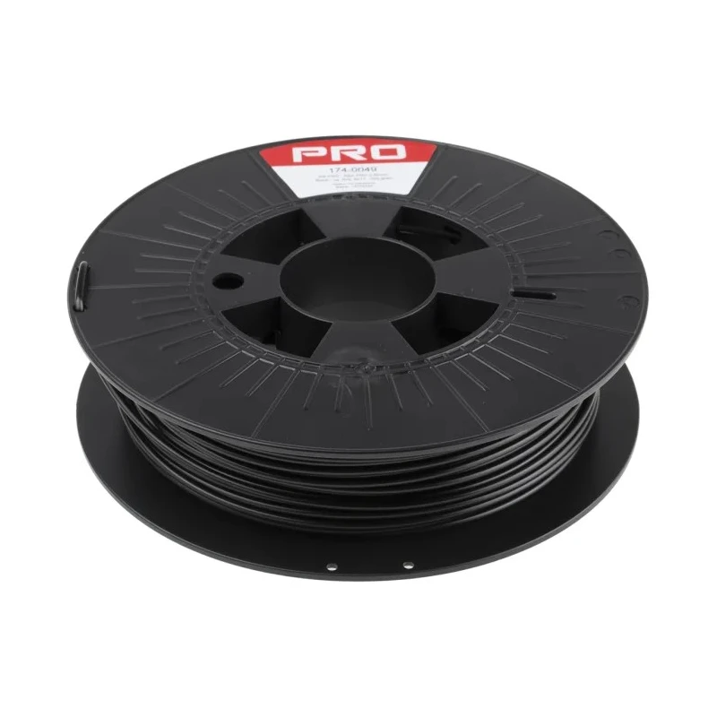 RS PRO 2.85 mm Black ASA 3D Printer Filament, 500 g 174-0049