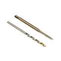 Dormer Machine Tap & Drill Set M3 Thread DIN ISO Standard High Speed Steel Tin Coated L001EP00M3XA002