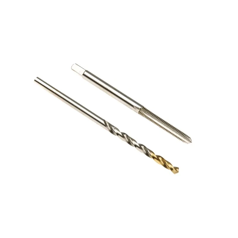 Dormer Tap & Drill Set, M3 Thread, Hand Tap, Straight Flute, HSS Tin Coated, DIN ISO Compliance L000E500M3NO2XA002