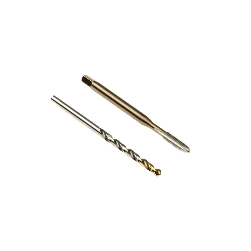 Dormer Tap & Drill Set M4 Thread Machine Tap High Speed Steel Tin Coated L001EP00M4XA002