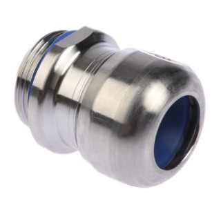 Lapp Stainless Steel SKINTOP Series Cable Gland M25 Thread Size, 9-17mm Cable Diameter, IP68 Rated 53806742