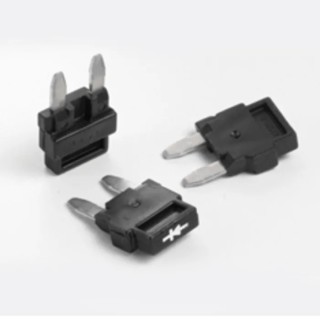 Wickmann 1A Black Car Fuse Model 02400113P, Thermoplastic Body, Operating Temp. -40°C to 85°C 02400113P
