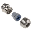 Lapp SKINTOP Series Cable Gland M16 Stainless Steel with Silicone Sealing Ring 32.4mm Length 53806750