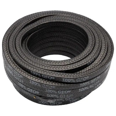 Klinger Compression Packing Polytetrafluoroethylene Gland & Valve Packing 8mm Section 8m Length 18 m/s PAC00049000800008