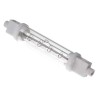 RS PRO 500 W 230 V Infrared (IR) Heat Lamp R7S Base 118 mm Length Red Finish 796-0081