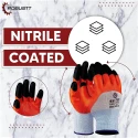 Buy Robustt Multicolor Nylon Nitrile Safety Hand Gloves Online