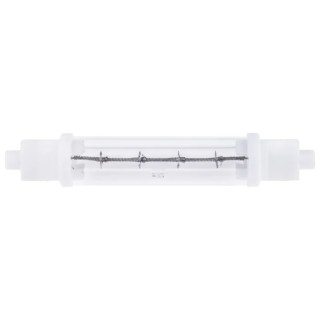 RS PRO 300 W R7S Infrared (IR) Heat Lamp 118 mm Diameter 19 mm Quartz Clear Finish 230V 796-0088