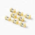 Wickmann Non-Resettable Fuse 3A Ceramic Body 0.04Ω Resistance Gold Plated Terminals 458 Series 0458003.DR