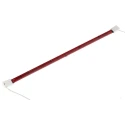 RS PRO 1 kW R7S Infrared (IR) Heat Lamp 350 mm Length, 110V, Red Finish 796-0173