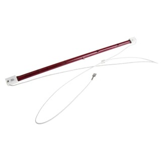 RS PRO 1 kW Infrared (IR) Heat Lamp 350 mm Length, SK15 Base, Red Finish, 230V SK15
