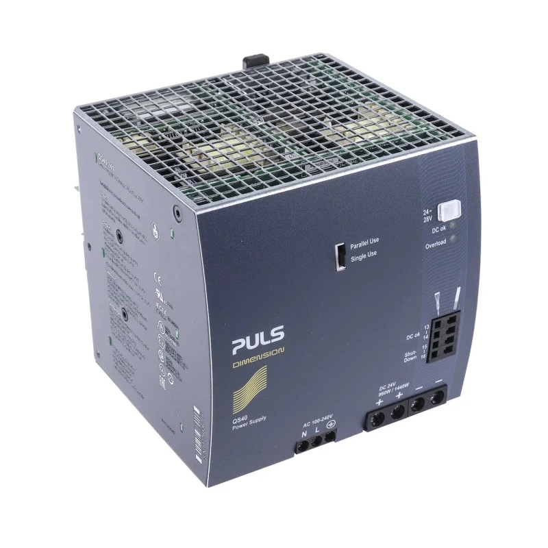 Siemens PULS DIMENSION Switched Mode DIN Rail Power Supply 240V AC Input 28V DC, 40A Output, 960W QS40.241