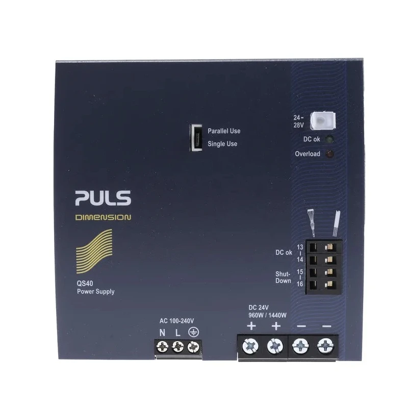 Siemens PULS DIMENSION Switched Mode DIN Rail Power Supply 240V AC Input 28V DC, 40A Output, 960W QS40.241