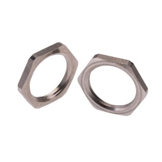 Lapp Silver Stainless Steel Cable Gland Locknut M20 Thread IP68 52032625