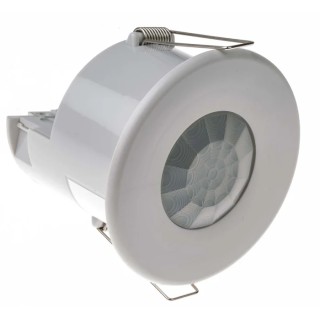 RS PRO 895 mW Ceiling PIR Sensor Surface Mount 230V AC 10A Load IP40 76mm Diameter 796-2019
