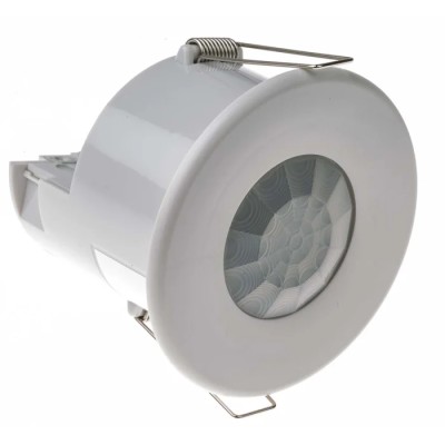 RS PRO 895 mW Ceiling PIR Sensor Surface Mount 230V AC 10A Load IP40 76mm Diameter 796-2019