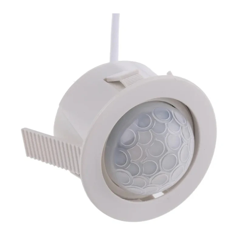 RS PRO Passive Infrared PIR Sensor Ceiling Mounted 230V AC 28mm Diameter 30mm Height IP40 796-2040
