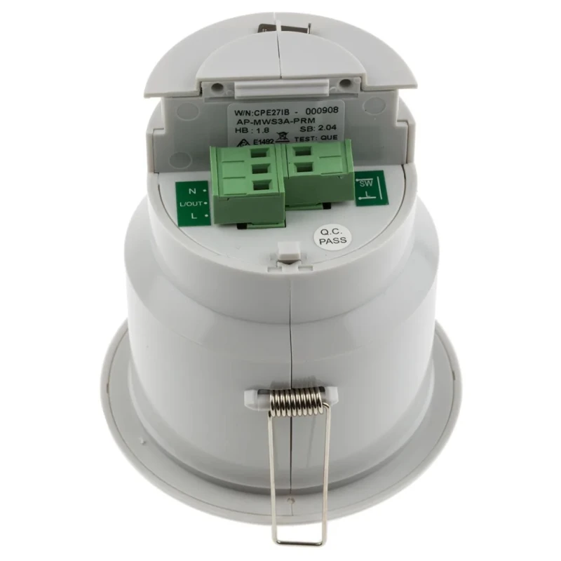 RS PRO Ceiling Microwave Detector, Microwave Radiation, 50Hz, -10°C to 50°C Operating Temperature, IP40, United 796-2053