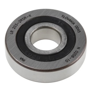 INA Yoke Cam Follower 17mm Bore Diameter, 47mm Roller Diameter, Static Load 4.45kN, Dynamic Load 8.9kN LR203-X-2RSR