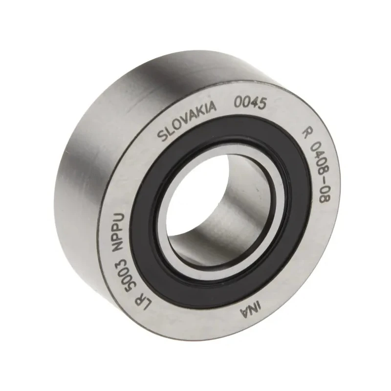 INA Yoke Cam Follower Bearing with 17mm Bore Diameter, 40mm Roller Diameter, Static Load 5200N, Dynamic Load 7800N LR5003-2RS