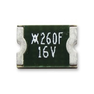 Wickmann 2.6 A Resettable Fuse 16V DC MiniSMD Polymer Body RF1184-000