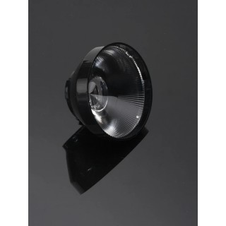Ledil Carmen Series 1-Way LED Lens 24 ° Spot Beam, Round Polymethyl Methacrylate 50mm Diameter CP16107_CARMEN-50-S-C
