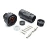 Amphenol Industrial Circular Connector 9 Contacts Cable Standard Socket Female IP67 IP69K Duramate AHDP06-24-91S-BS1-K06X