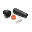 Amphenol Industrial Circular Connector 9 Contacts Cable Socket Female IP67 IP69K Polymer Housing AHDP06-24-91S-BS2-K06S