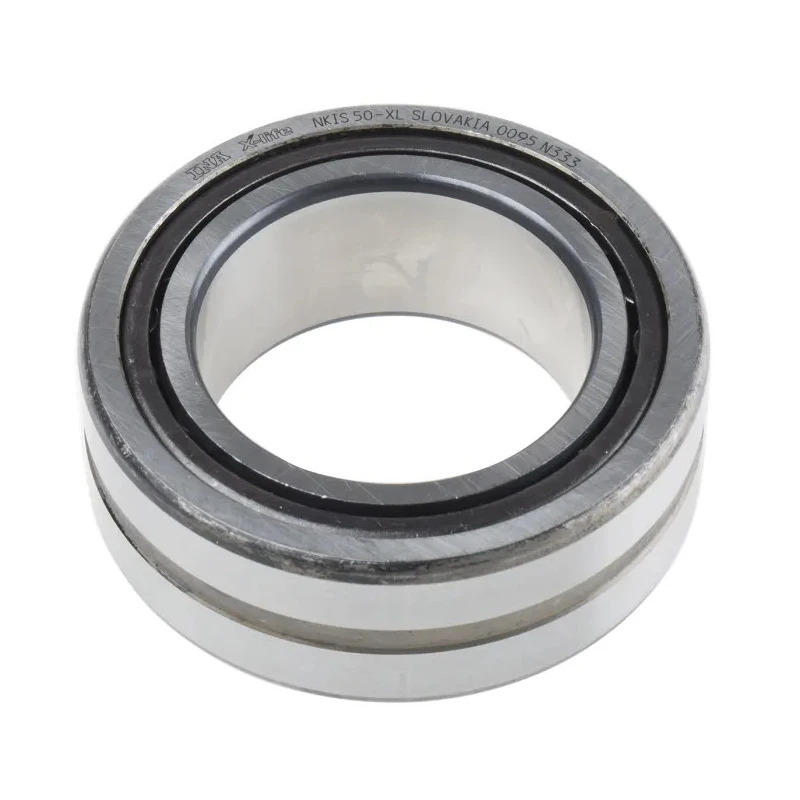 INA Needle Roller Bearing, 50 mm Inside Diameter, 80 mm Outside Diameter, Race Width 28 mm, Steel Cage NKIS50-XL