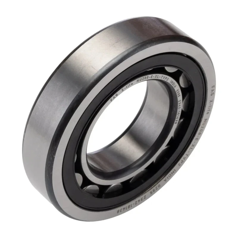 FAG 40 mm ID x 80 mm OD Open Parallel Bore Roller Bearing NU208-E-XL-TVP2