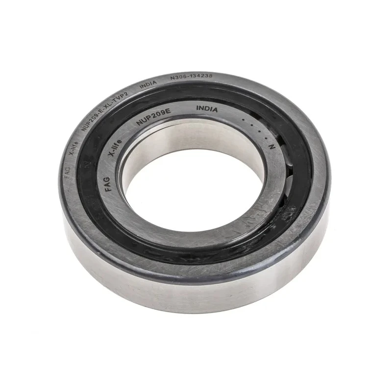 FAG Single Row Cylindrical Roller Bearing 45 mm ID, 85 mm OD, 19 mm Width, Open End Type NUP209-E-XL-TVP2