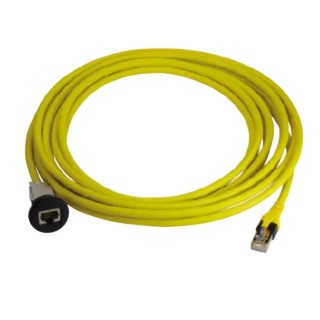 HARTING har-Port Series 1 Port RJ45 Plug/RJ45 Socket Shielded Coupler Cat6 09454521509