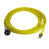 HARTING har-Port Series 1 Port RJ45 Plug/RJ45 Socket Shielded Coupler Cat6 09454521509