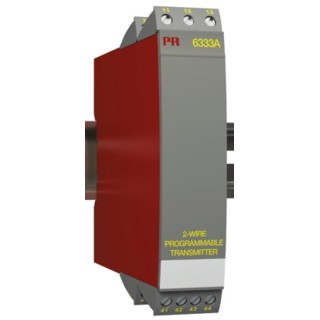 PR Electronics 2-Wire Programmable Temperature Transmitter RTD Input 35V, -40 °C to 60 °C 6333A1A