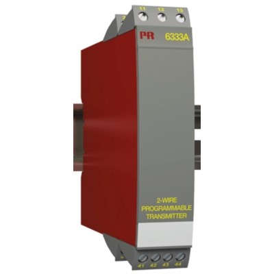 PR Electronics 2-Wire Programmable Temperature Transmitter RTD Input 35V, -40 °C to 60 °C 6333A1A