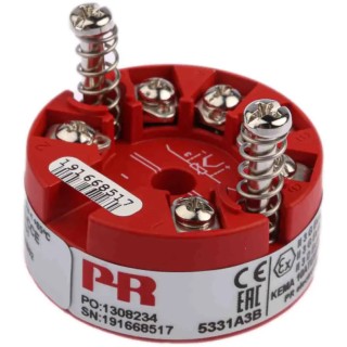 PR Electronics 5331A Programmable Temperature Transmitter 35V DC Supply, -40°C to 85°C Operating, 4 to 20 mA Output 5331A3B
