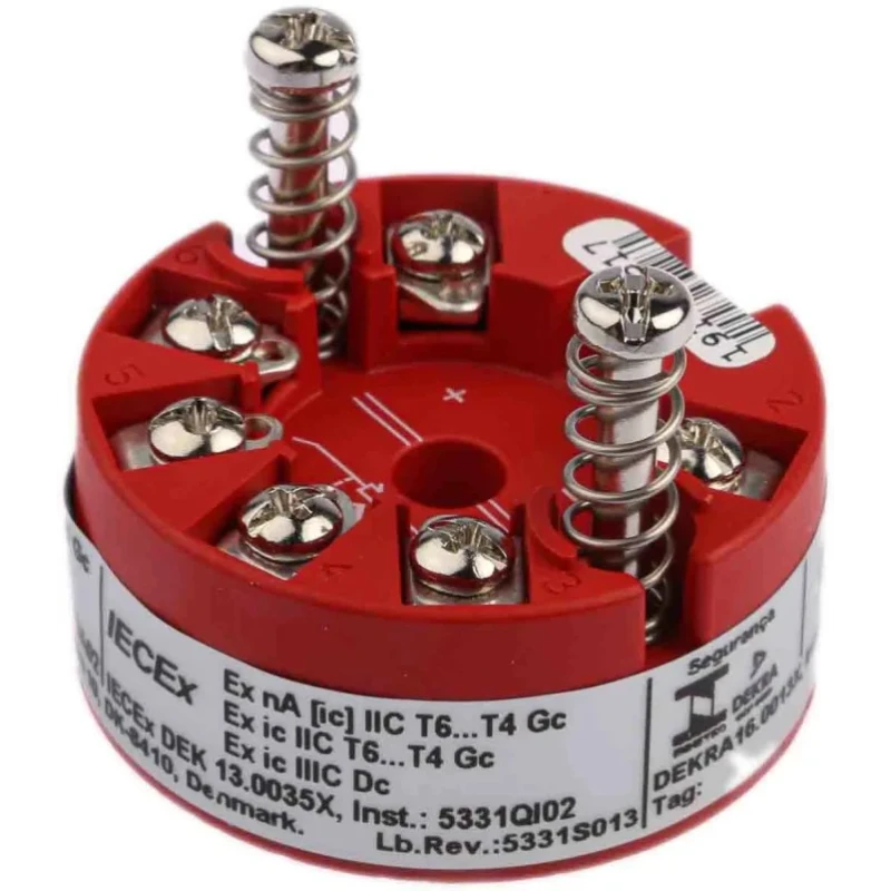 PR Electronics 5331A Programmable Temperature Transmitter 35V DC Supply, -40°C to 85°C Operating, 4 to 20 mA Output 5331A3B
